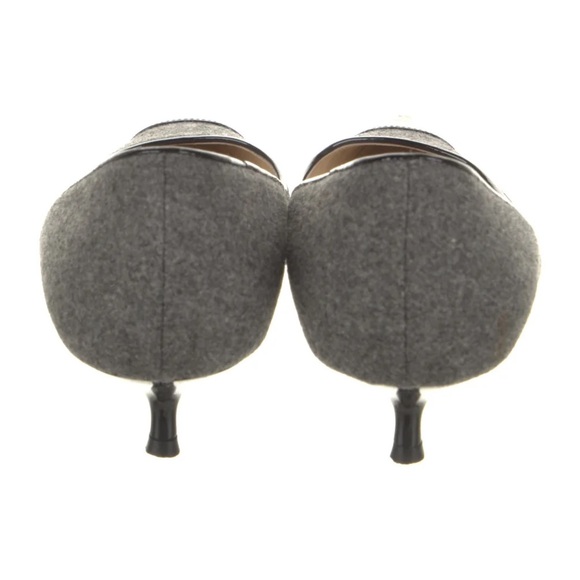 Jimmy Choo pumps wool leather trim size 6.5 - Picture 3 of 5